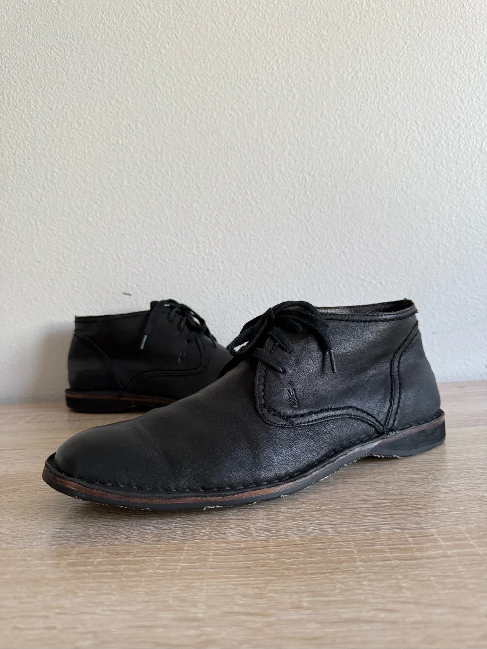 John‎ Varvatos USA Black Leather Chukka Ankle Boots Men’s Sz 10.5